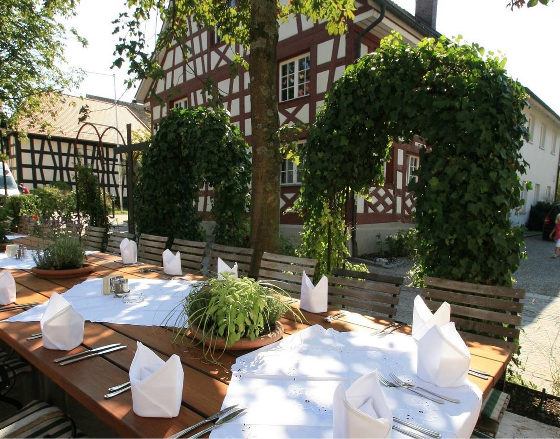 Hotel Hirschen Horn 가이엔호펜 외부 사진